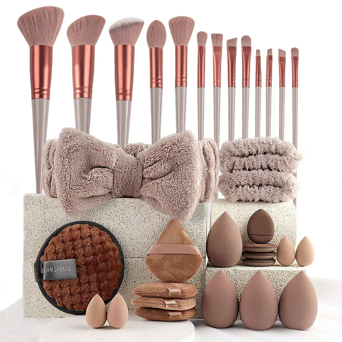 Complete Cosmetic Brush Kit