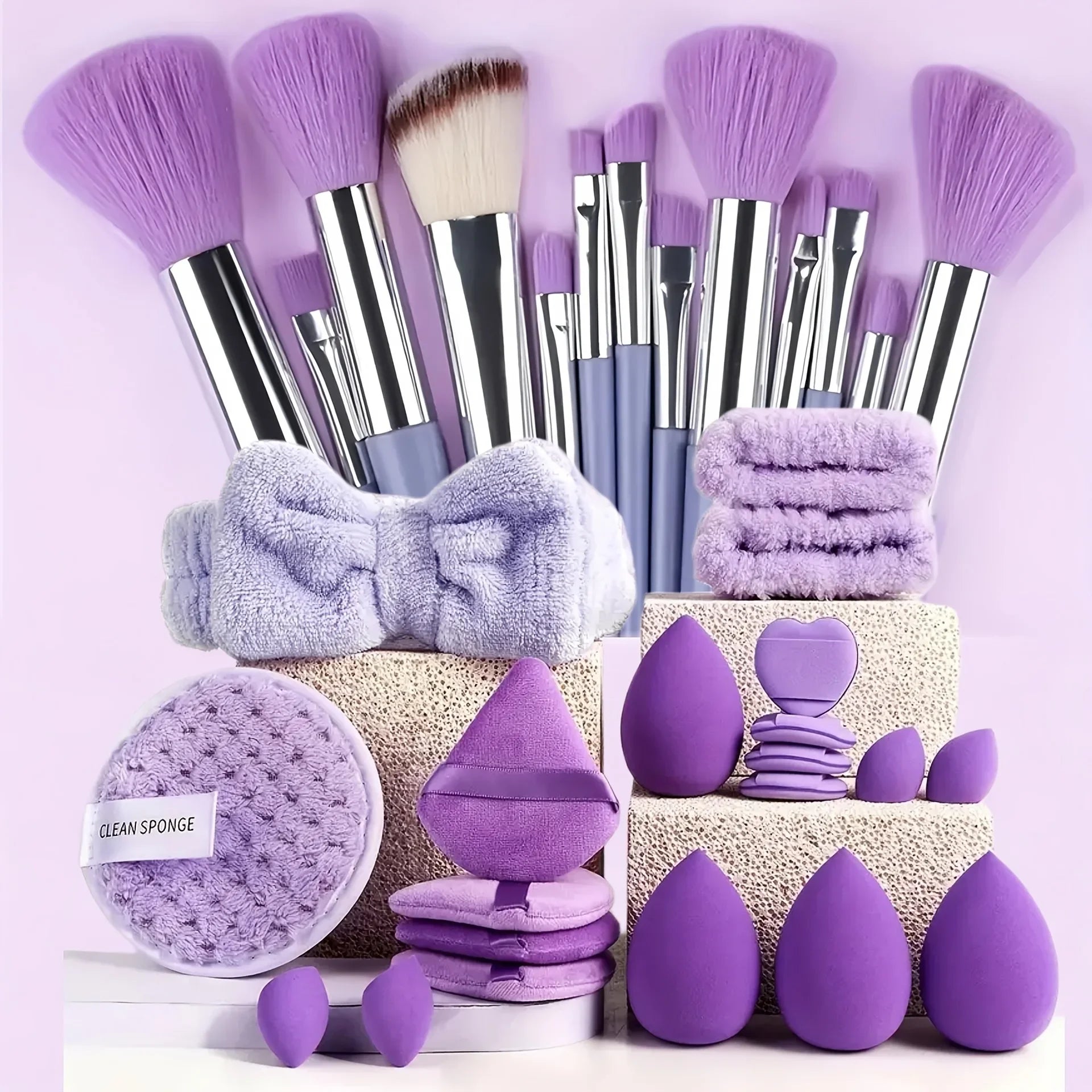 Complete Cosmetic Brush Kit